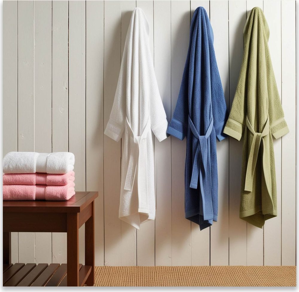 HRW bathrobes and towels