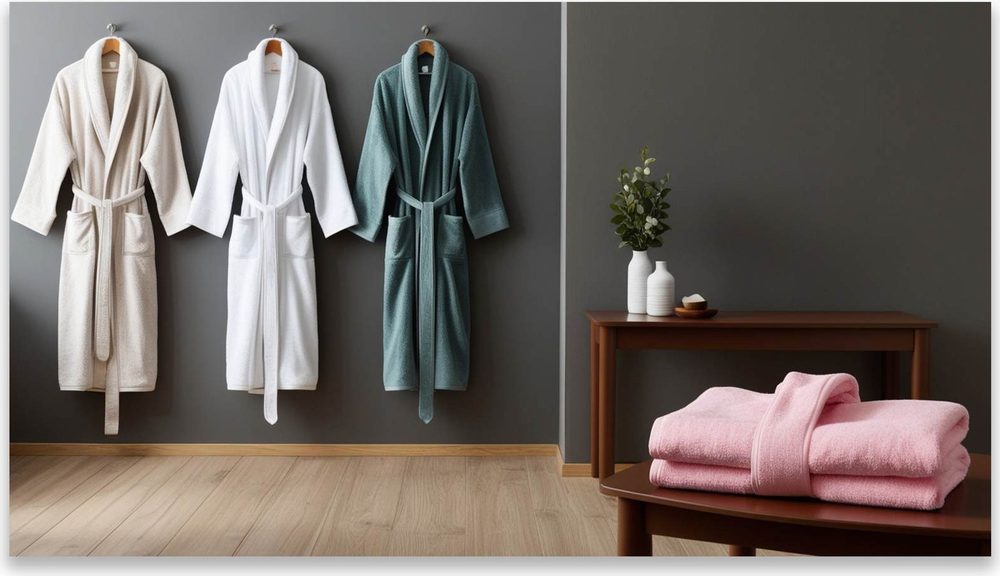 HRW bathrobes on display