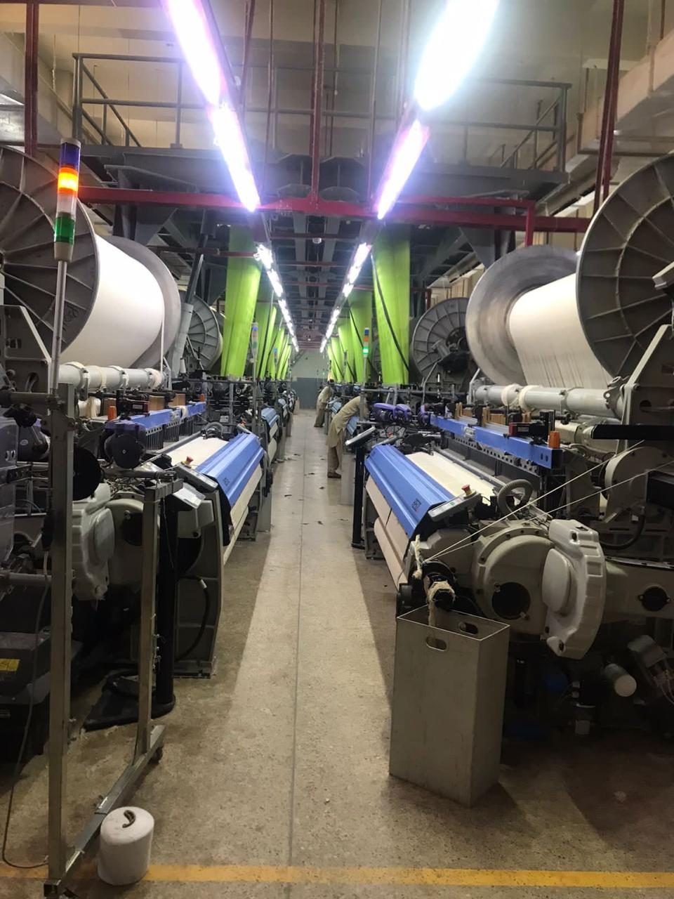 Weaving floor at HRW