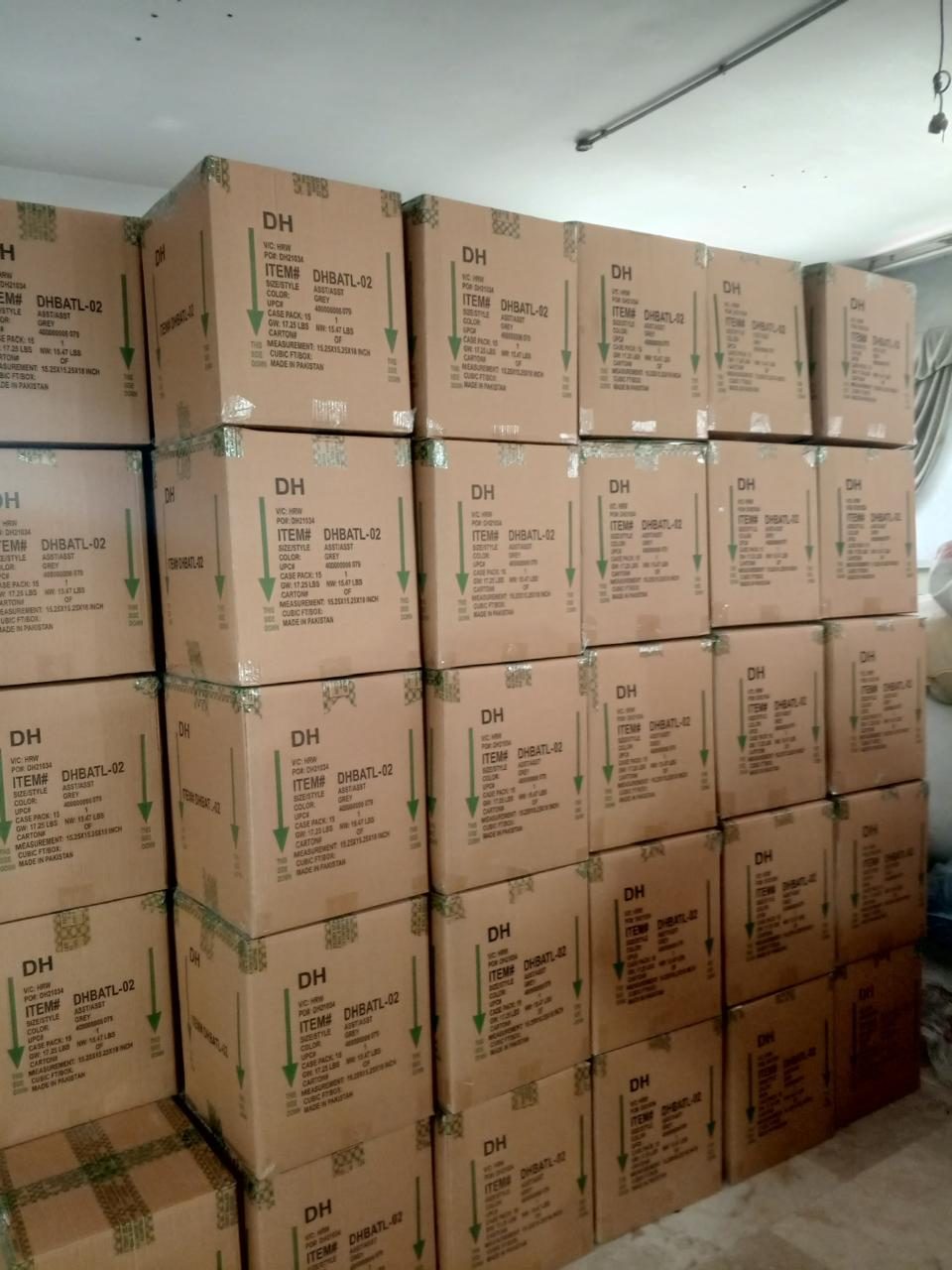 Carton storage warehouse at HRW