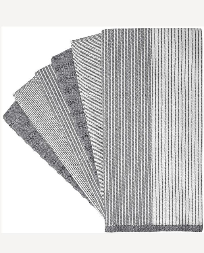 100% cotton kitchen towel, everyday stripe design